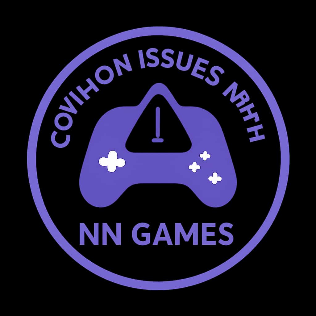 Simple badge illustrating common issues with NN Games.