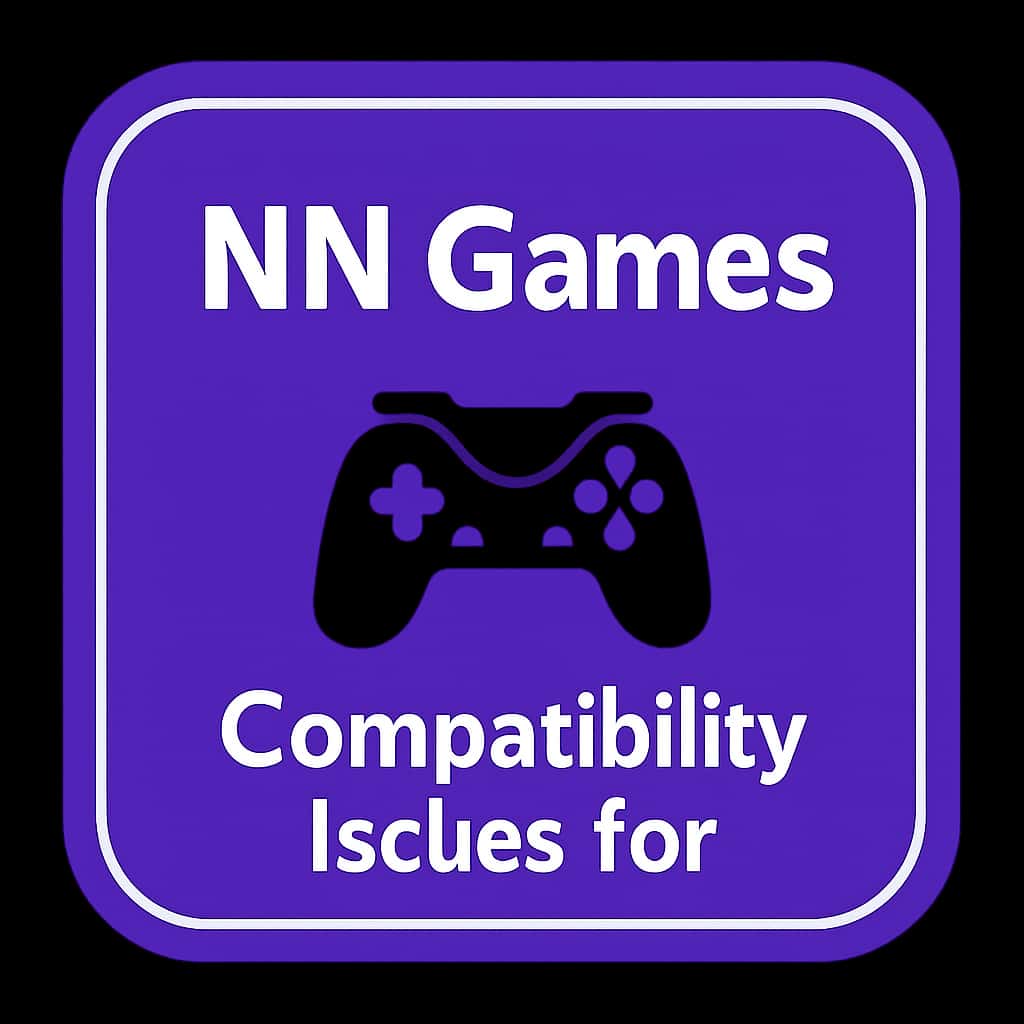 A badge illustrating compatibility issues for NN Games.
