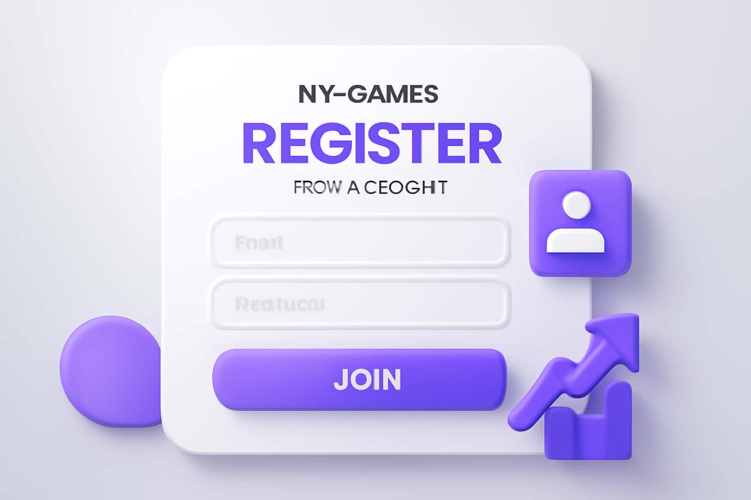 NN Games Register - New Account Interface