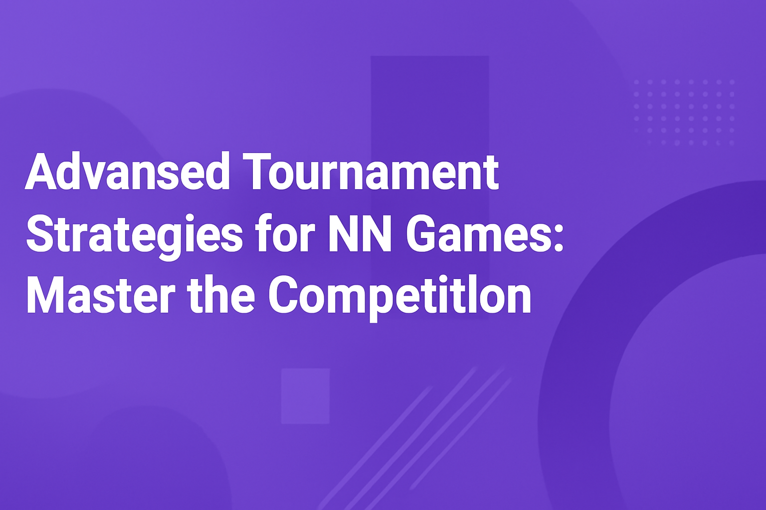 Visual representation of NN Games Requirements with essential details.