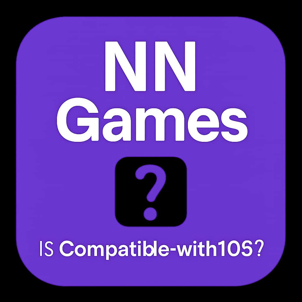 An icon highlighting NN Games compatibility with iOS.