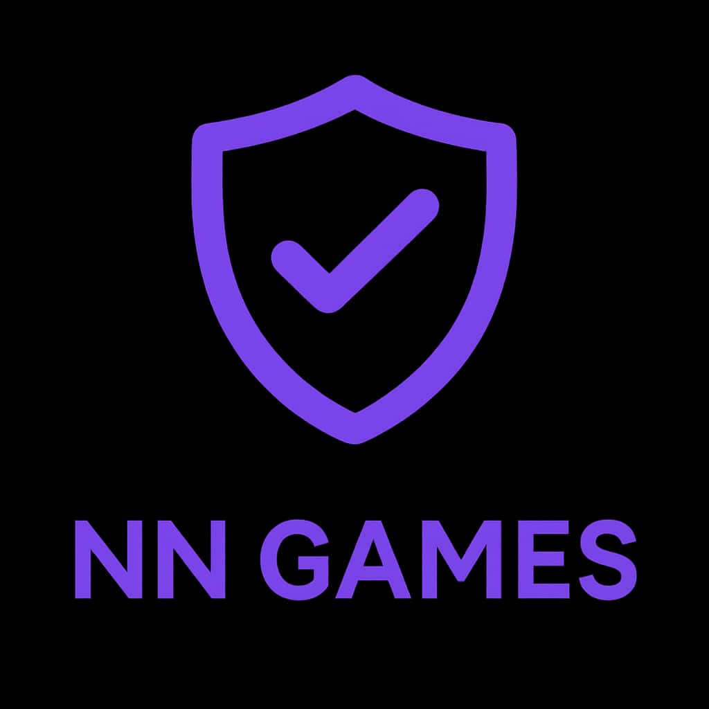 A badge symbolizing security in NN Games account management.